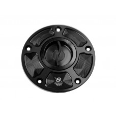 Bonamici Racing Aluminum Tank Cap for the Kawasaki ZX-6R '07-17, ZX-10R '06-20, ER-6N/Z800/Z1000 '07-16